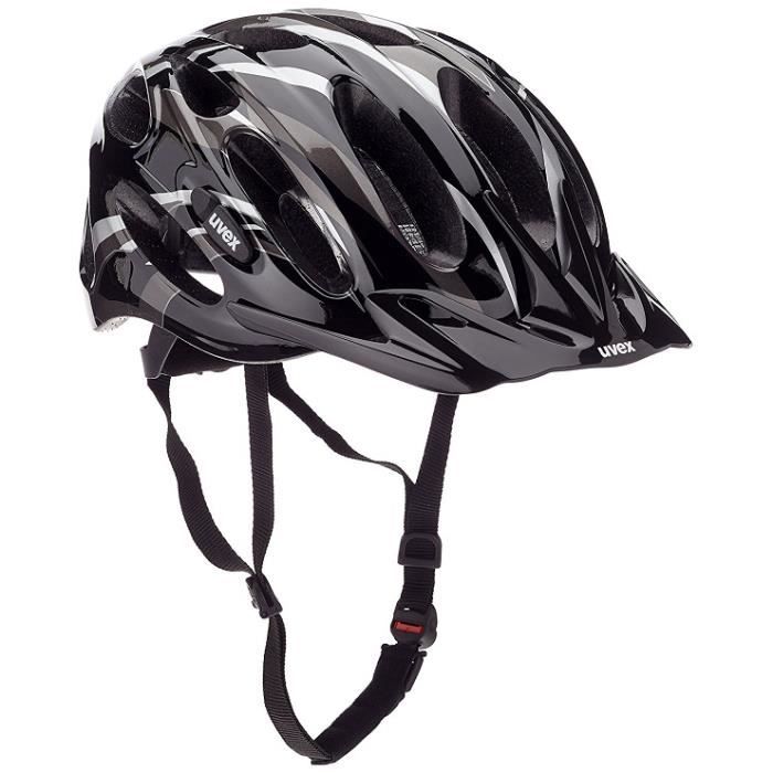 Uvex Casque De Velo Magnum Mixte Fahrradhelm Magnum Noir Gris Blanc 52 57 Cm Prix Pas Cher Cdiscount