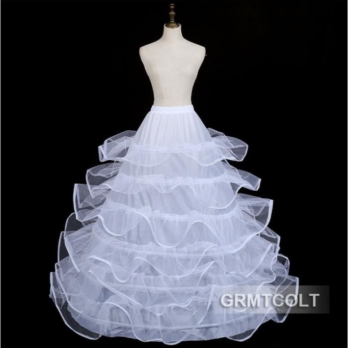 Jupon Crinoline Lolita Victorien - GRACEART - Pour Robe De Mariée, Cosplay Ou Style Rétro - Taille Unique