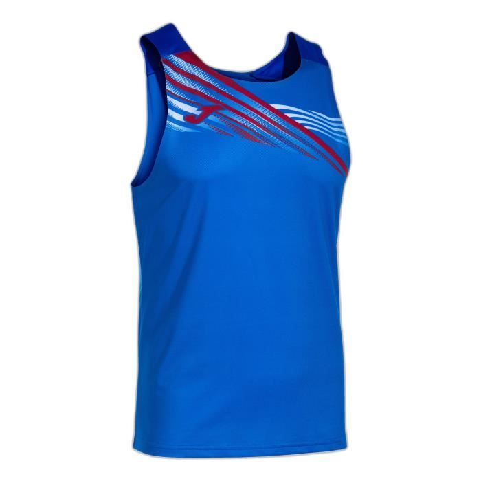 Débardeur Joma Elite X - Homme - Running - Sans manche - Respirant - Bleu