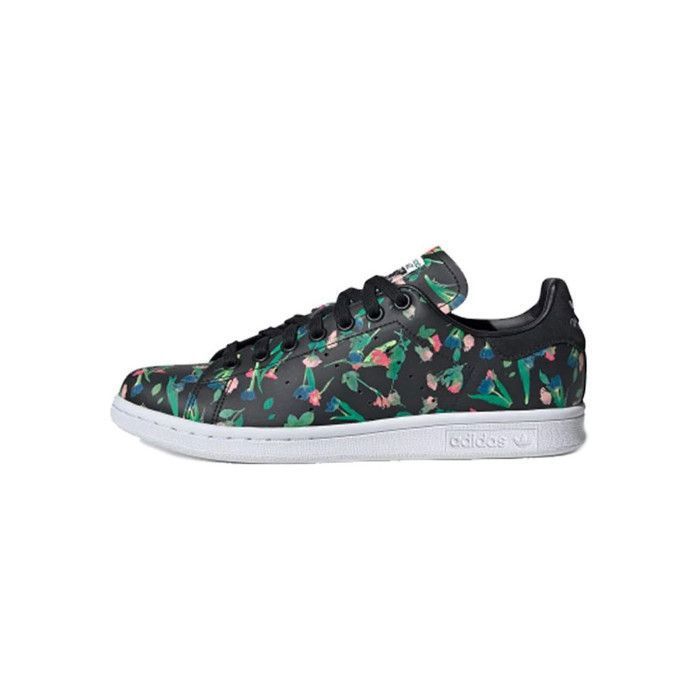 Basket femme stan smith top noir