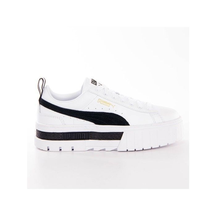 Puma Basket - Puma - Mayze Lth Wns - Cuir - Noir/Blanc - Confort exceptionnel