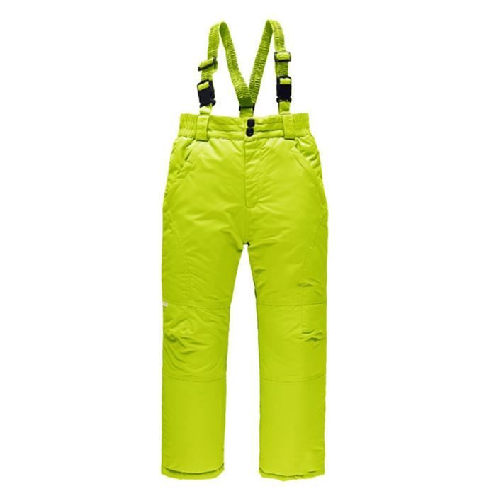 Pantalon De Ski Hiver Homme Imperméable Taille Réglable Avec Bretelles Détachables Idéal Pour Le