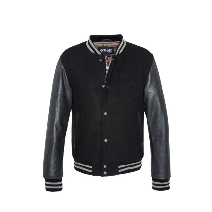 Blouson teddy deals schott homme