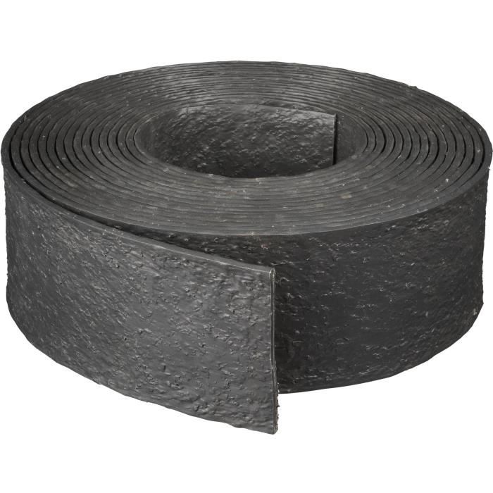 Nature Bordure de jardin 012x12 m 5 mm noir 446388