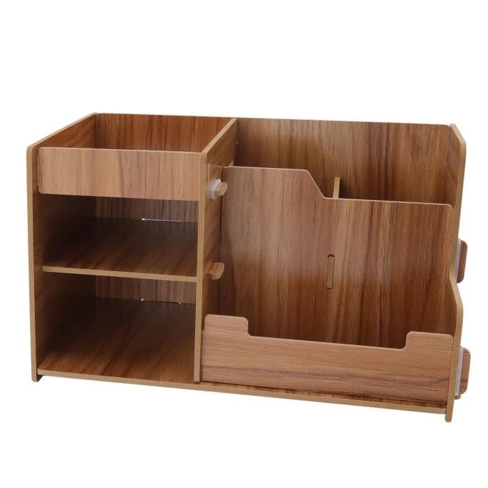 Dreamhousey Étagère De Bureau En Bois Massif – Grand Rangement Multicouche – Idéale Étudiants & Bureau Organisé – Couleur Bois Naturel 2 Compartiments 4 Cases Grande Capacité Dreamhousey Étagère De Bureau En Bois Massif – Grand Rangement Multicouche – Idéale Étudiants & Bureau Organisé – Couleur Bois Naturel 2 Compartiments 4 Cases Grande Capacité