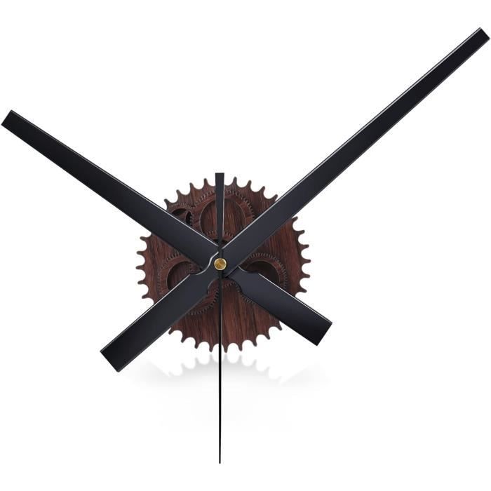 Grande Horloge Murale Sans Chiffres – Aiguilles 3D Aluminium – Diamètre Réglable 70-100 Cm – Mouvement Quartz Silencieux – Déco Moderne - 9