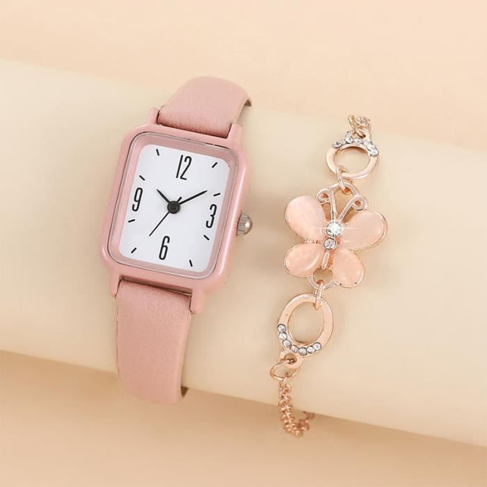Montre sales rose fille