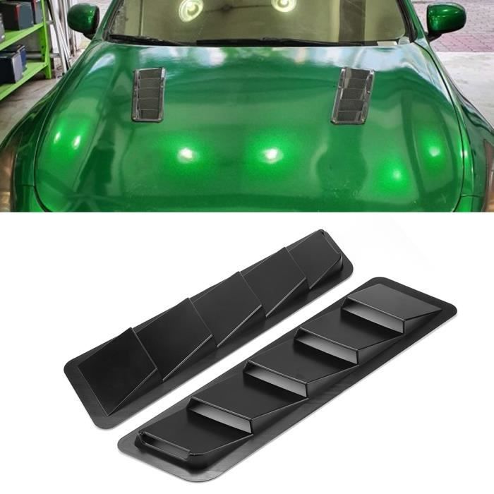 Garniture Admission D'Air Capot Voiture - Universelle - Plastique ABS - Double Face - Style Sport