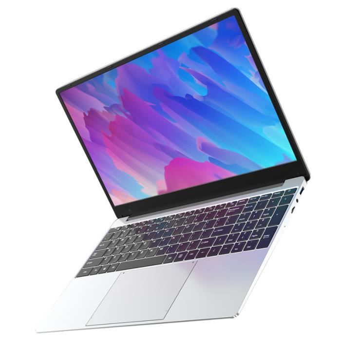 SGIN Ordinateur Portable 15,6'' – 4 Go RAM, 128 Go SSD, Intel Celeron, Windows 11, Gris (Neuf)