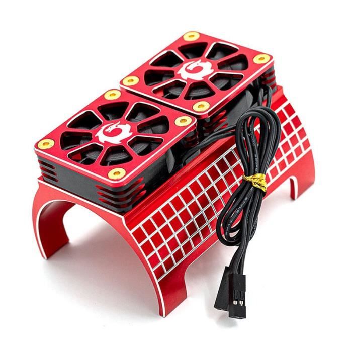 Dual Cooling Fan 4985 Motor Heat Sink for 15 Traxxas XMaxx RC Car,1