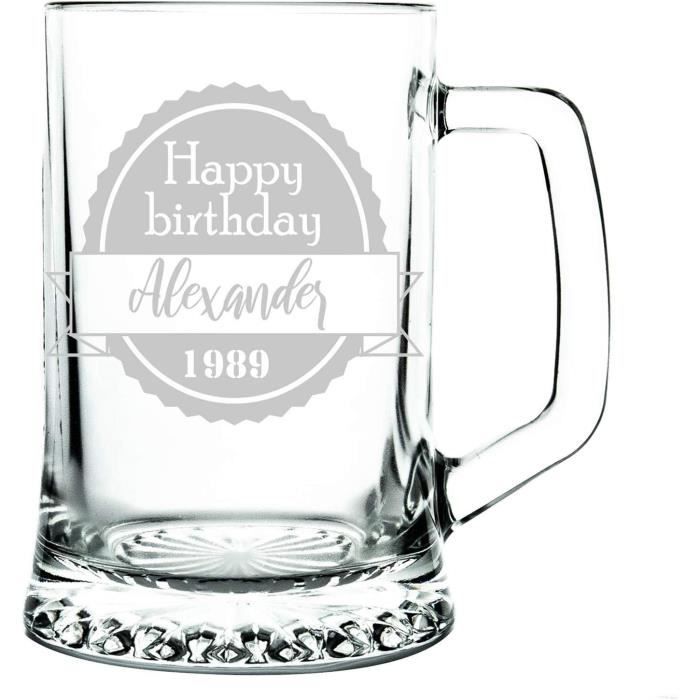 National Engraver Bicchiere Da Whisky Personalizzato Con Incisione - Modello Classico 3 - 3