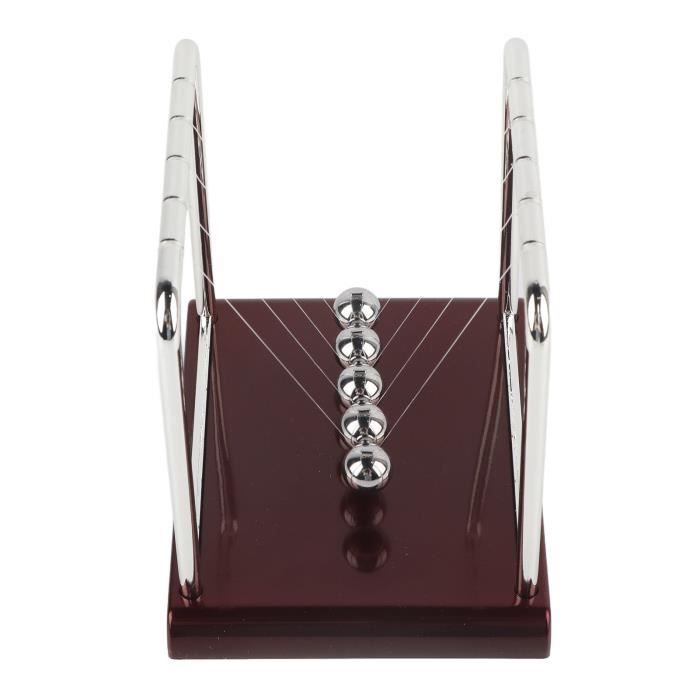 TOPINCN Acier Equilibre Magnétique Boule Cradle Physique Science Pendule Bureau Fun Bureau Extérieur Jouet Cadeau Swinging