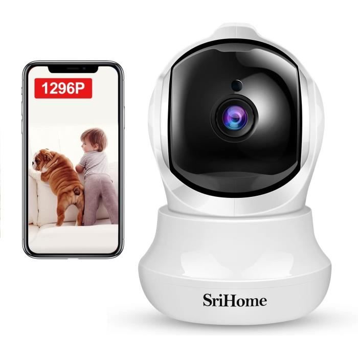 Caméra IP sans fil WIFI 1080P caméra surveillance vision nocturne 2