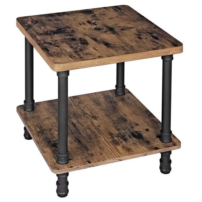 Vasagle Table D Appoint Style Industriel Table De Chevet Table