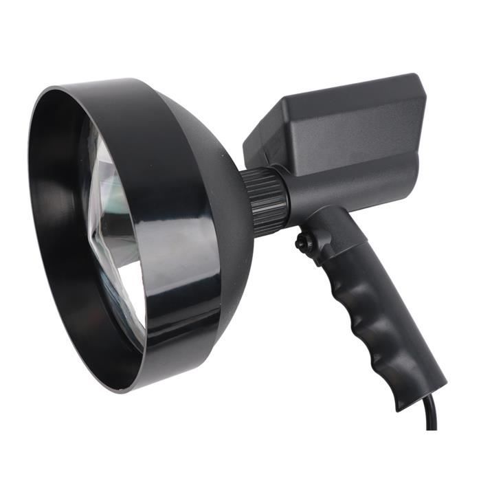 VGEBY Projecteur Lampe au xénon HID portable Camping en plein air Chasse Pêche Spot Light 12‑24V 55W (7in Portable Light)
