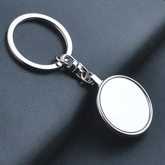 Porte-Clés Pendentif Football En Métal – Joli Et Créatif – Cadeau Anniversaire, Noël, Saint-Valentin – Pour Clés, Sac, Téléphone