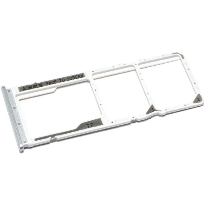 Tiroir Carte SIM pour Xiaomi Redmi 10 Dual Nano SIM + Support Memoire micro SD Remplacement Original - vue 2