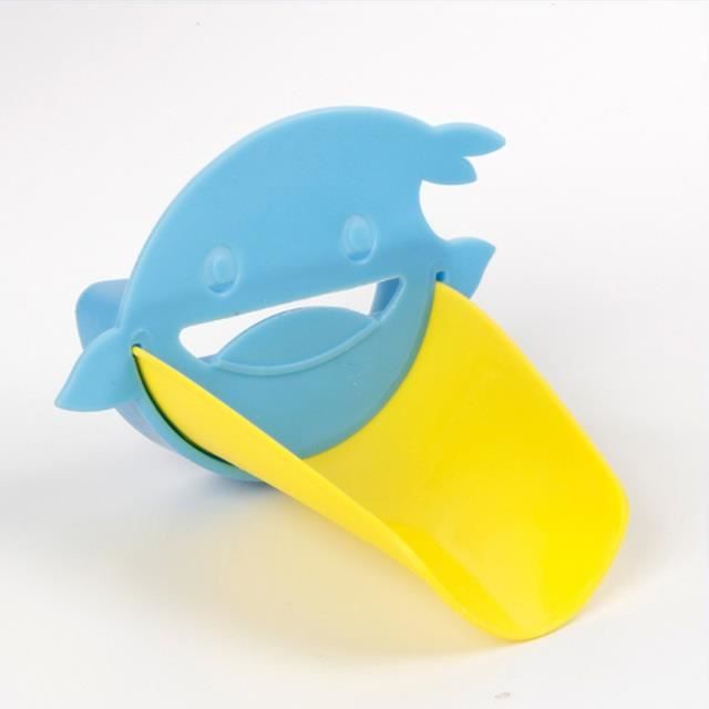 Rallonge De Robinet Pour Enfants - Forme Canard Ou Personnage Rigolo - Silicone Et Polypropylène - Anti-éclaboussures