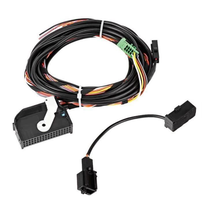 HURRISE câblage Bluetooth Kit de Microphone de câble de faisceau de câbles Bluetooth adapté pour RCD510 RNS510 GOLF 8X0035447A