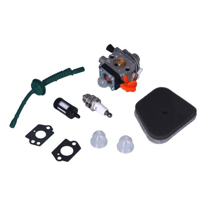 AISEN Carburateur Avec Filtre à Air, Tuyau De Carburant Pour Stihl FS100 FS110 FS110R FS110X FS87 FS90 FS90R HL100 HL90 HL95 HL95K HT100 HT101 KM100 KM90 SP90 FS130