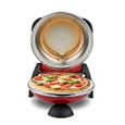 Four à Pizza - G3Ferrari Delizia - 1200W - Acier inoxydable - Rouge - Classe énergétique A-1