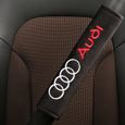 2pcs Housses pour ceintures de sécurité-housse protection harnais d'épaule Audi-1