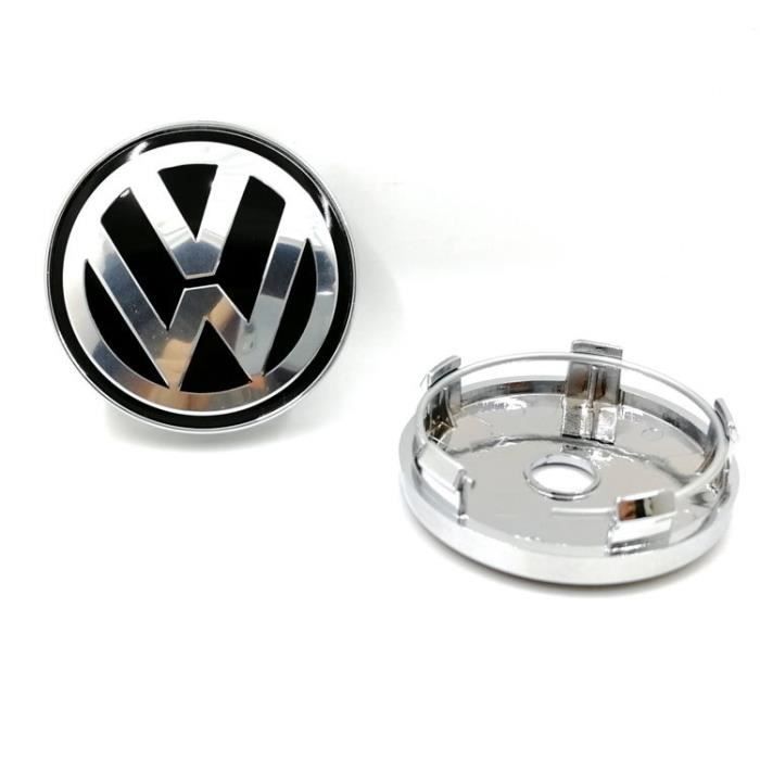 Moyeux de roue,Centre de roue VW 55-56-76-65-70mm, 20 pcs-lot, couvercle  cache-moyeu avec emblème pour - Type 55mm 6N0601171 - Cdiscount Auto