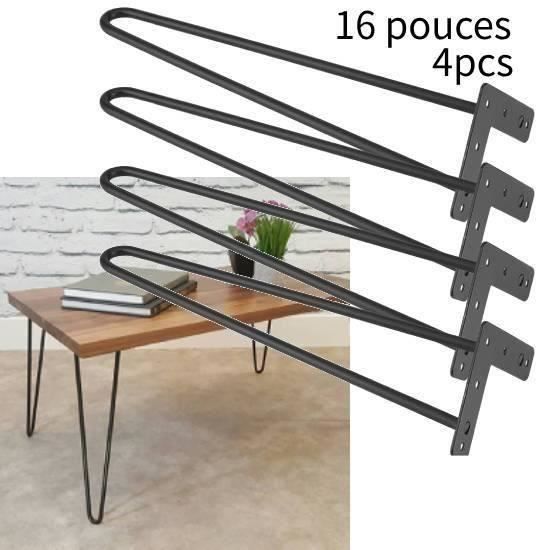 16 Pieds De Meuble En Caoutchouc Noir Adam Hall, 38x10 Mm, Avec Insert Acier