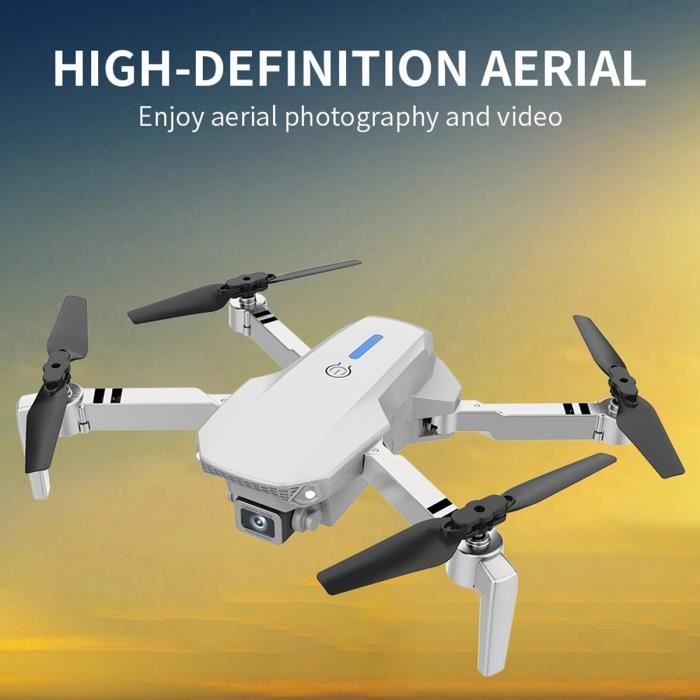 Drones Fpv, Drone Wifi 1080P Avec Double Caméra 4K Hd, Quadricoptère Rc