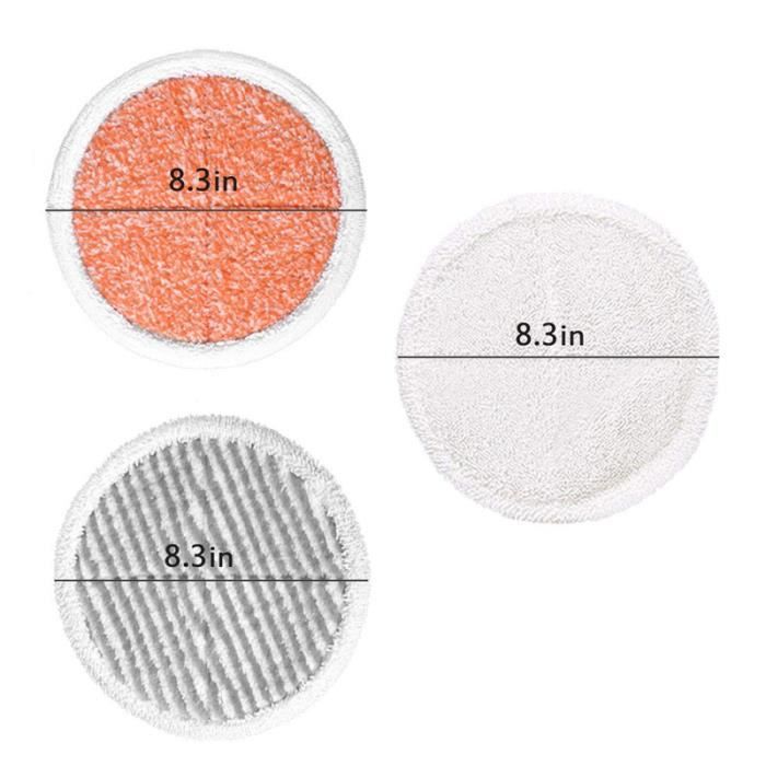 LTWHOME Lot de 6 tampons de nettoyage de rechange pour balai à récurer Bissell Spinwave 2039 Series 2039A 2124 2052E de 19,8 cm LTWHOME Lot de 6 tampons de nettoyage de rechange pour balai à récurer Bissell Spinwave 2039 Series 2039A 2124 2052E de 19,8 cm