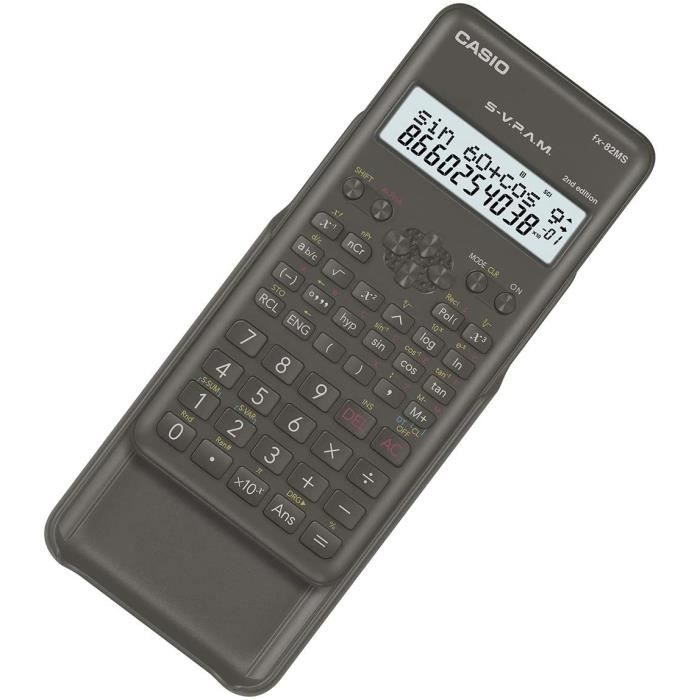 Casio Calculatrice FX-82MS Scientifique College - Gris - Cdiscount
