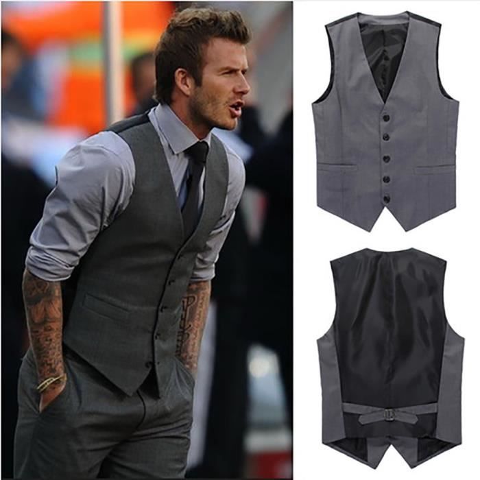 Gilet sans on sale manche homme costume