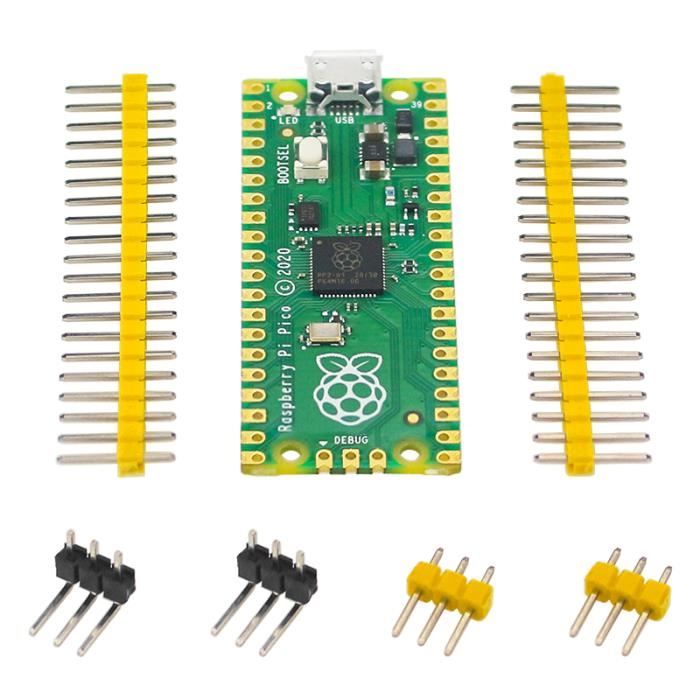 Puce Raspberry Mini Paquet 8 - Puce De Microcontrôleur Raspberry Pi Pico Rp2040, Processeur ...