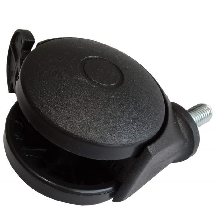 Roulette Pivotante 360° Double - 40x30mm Tige Filetée M8 - Pour Chaise, Meuble, Chariot - 7