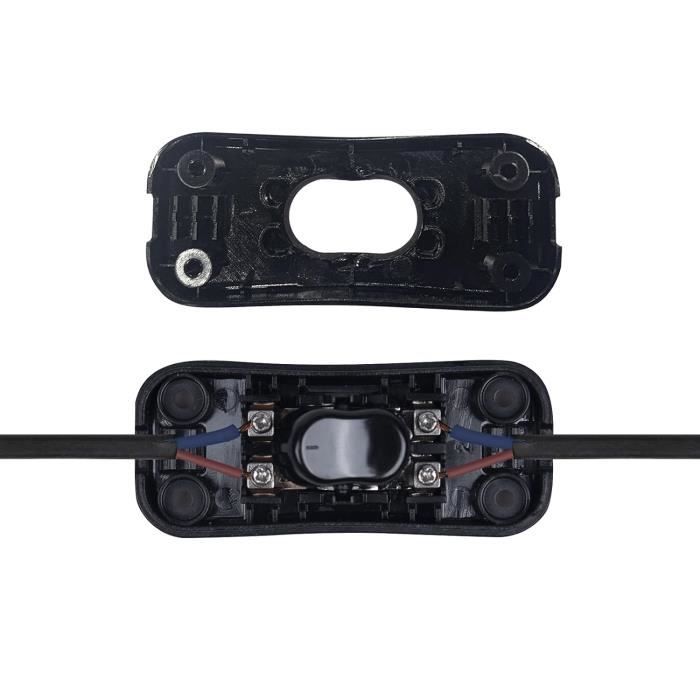 2A250V black -Interrupteur universel normalement fermé 202A-auto réinitialisation-porte de garde