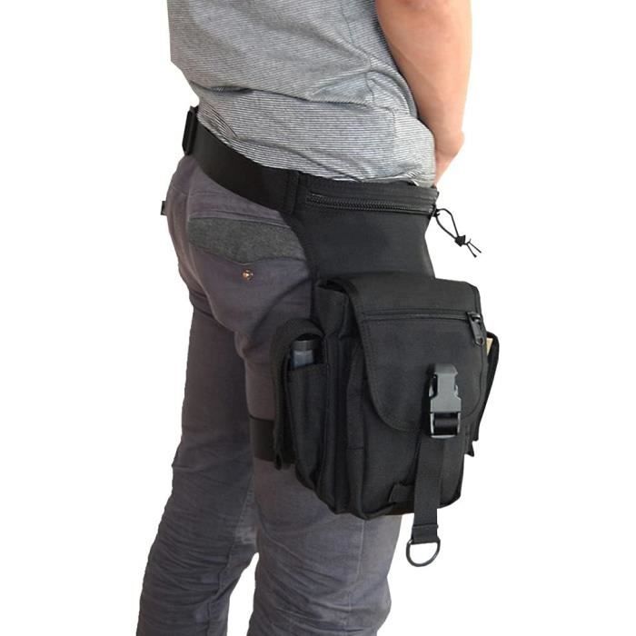 Banane Tactique Militaire Molle Imperméable – Grande Capacité, Multi-Poches, 3 Modes De Port Pour Rando, Voyage, Sport