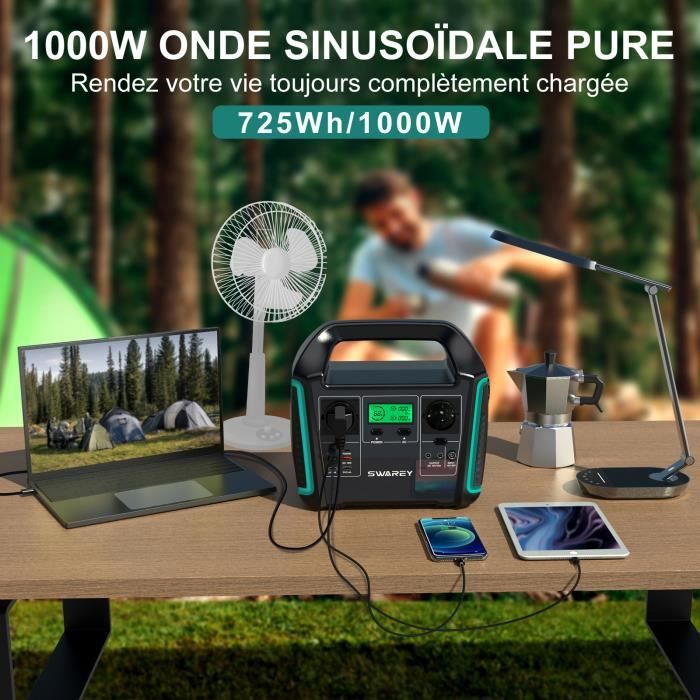 SWAREY S500 PRO Generateur Electrique Portable 500W(1000W Pic