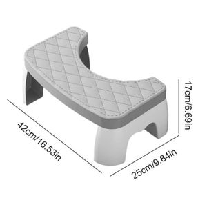 EASACE Tabouret De Toilette Pliable - Tabouret Physiologique Salle De Bain 40x23x8 Cm