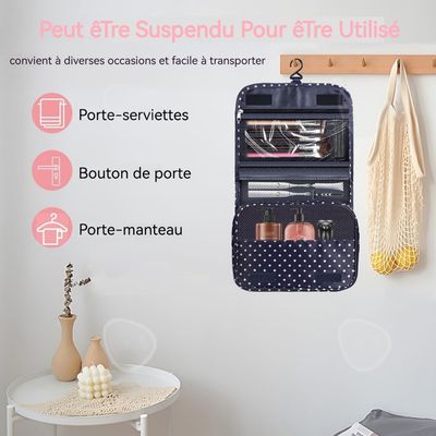 Grande Trousse Da Toilette Pieghevole, Trousse A Make-Up, Trousse Da Da Viaggio