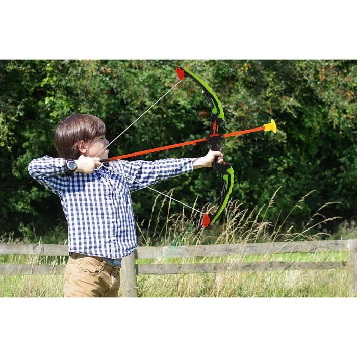 Ensemble de tir à l'arc pour enfants - Double tir 66*35 cm (Vert