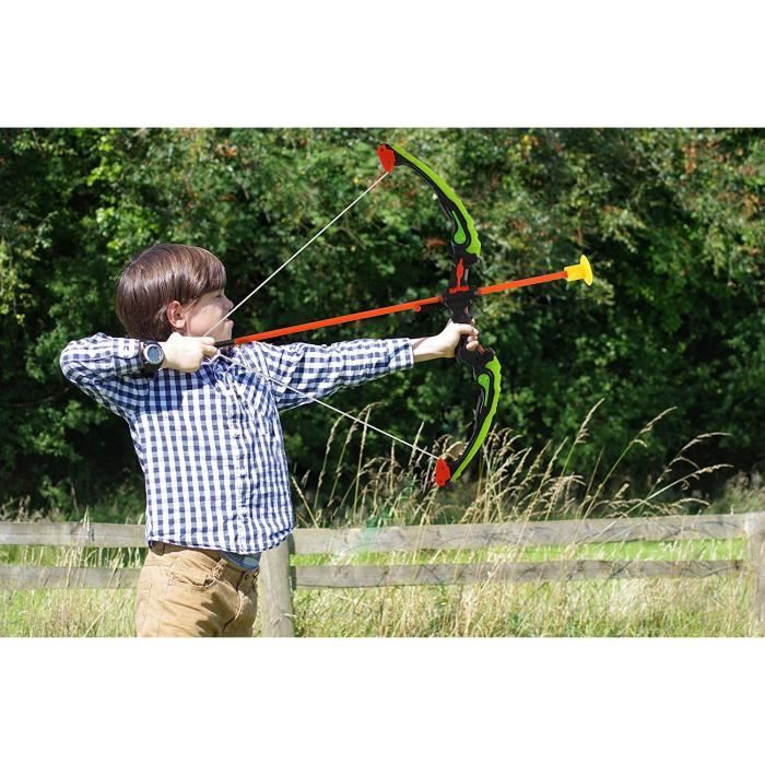 Ensemble d'arc et flèches pour enfants, kit tir à l'arc lumineux à LED Ensemble d'arc et flèches pour enfants, kit tir à l'arc lumineux à LED