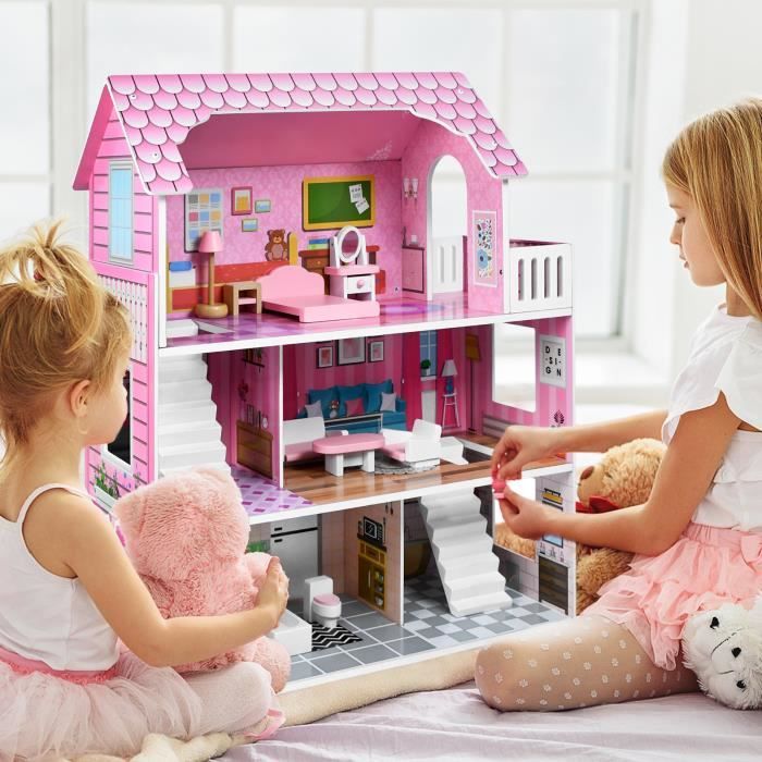 Maisons et meubles de poupées Barbie 1/6ème