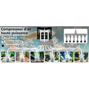 Piles AAA Rechargeables Pawfly Aérateur D'appâts Vivants Ultra Silencieux Avec Batterie Bulleur A Piles