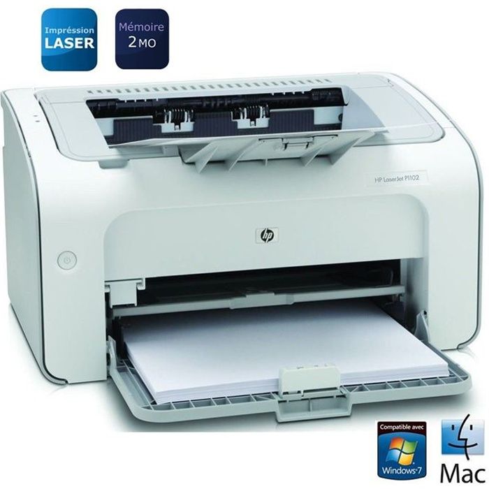 Imprimante Laser Monochrome Hp Laserjet P1102 Prix Pas Cher Cdiscount