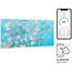 KLARSTEIN Wonderwall Air Art Smart Arrêt Automatique Panneau Rayonnant 60 x 60 cm Chauffage Infrarouge Radiateur Electrique Extra Plat bleu marbré blanc