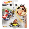 Voiture Hot Wheels Mario Kart Donkey Kong 1:64 - Jouet pour Enfant de 3 Ans et Plus-0