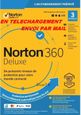 Avec CB - NORTON 360 DELUXE 2024 avec Abonnement 3 Appareils PC MAC Android - 1 AN - 25GB CLOUD - Envoyé par mail - ESD-0