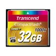 TRANSCEND Carte mémoire flash - 32 Go - 1000x-0