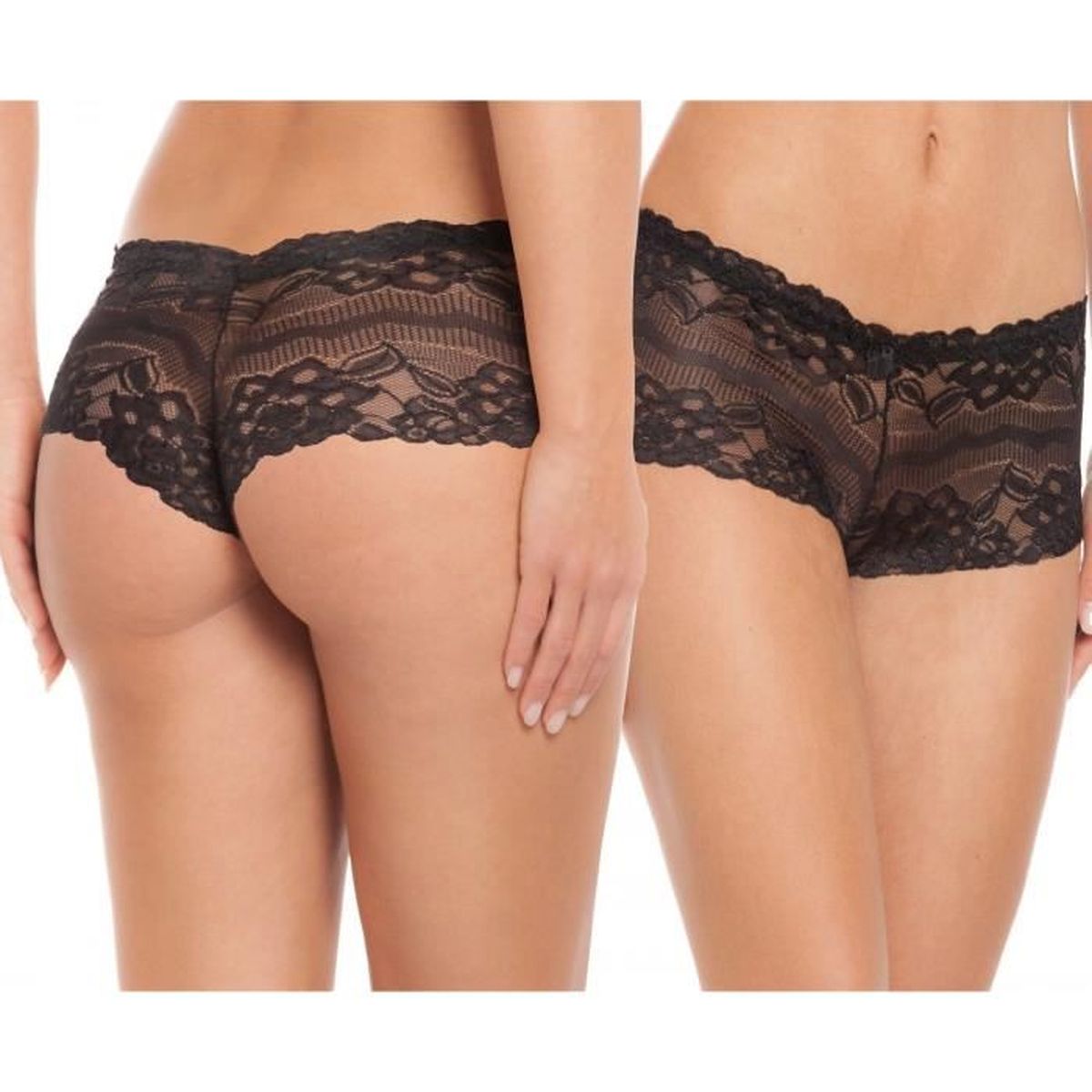 shorty string femme dentelle