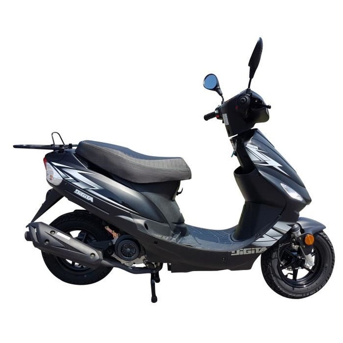 SCOOTER NEUF 50CC JORDON DIGITA noir mat 4 temps Pneus pluie